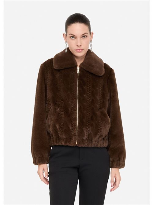 Bomber in teddy con trecce LIU JO | MF5094E1044/90915
